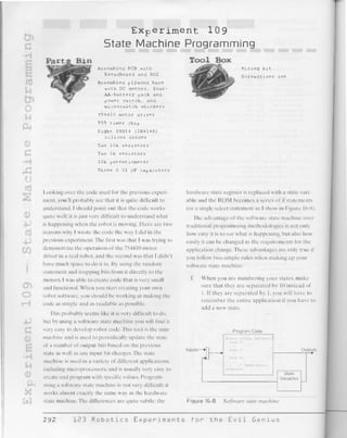 123 robotics experiments for the evil genius