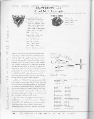 123 robotics experiments for the evil genius