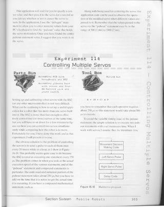 123 robotics experiments for the evil genius