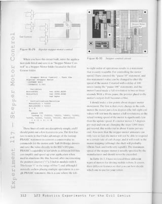 123 robotics experiments for the evil genius