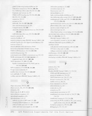 123 robotics experiments for the evil genius