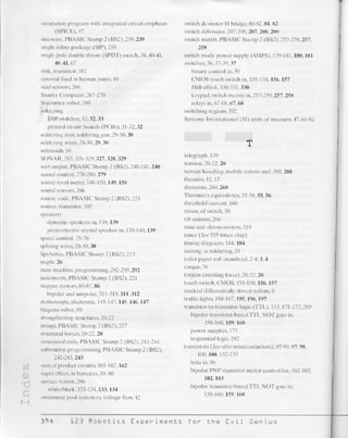 123 robotics experiments for the evil genius