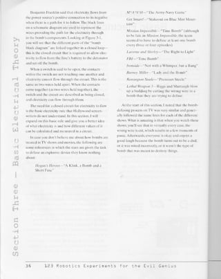 123 robotics experiments for the evil genius