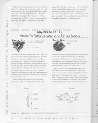 123 robotics experiments for the evil genius