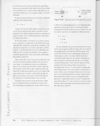 123 robotics experiments for the evil genius