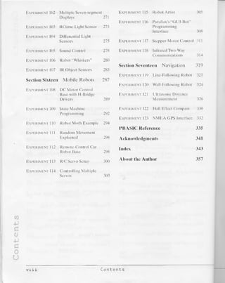 123 robotics experiments for the evil genius