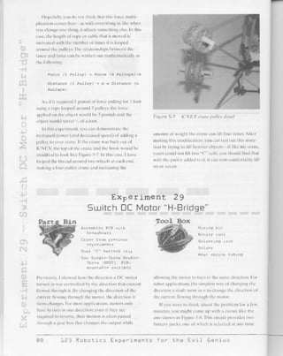 123 robotics experiments for the evil genius