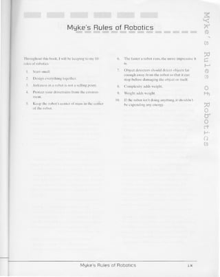 123 robotics experiments for the evil genius