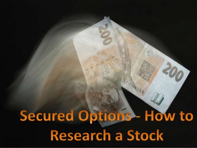 Stock options research