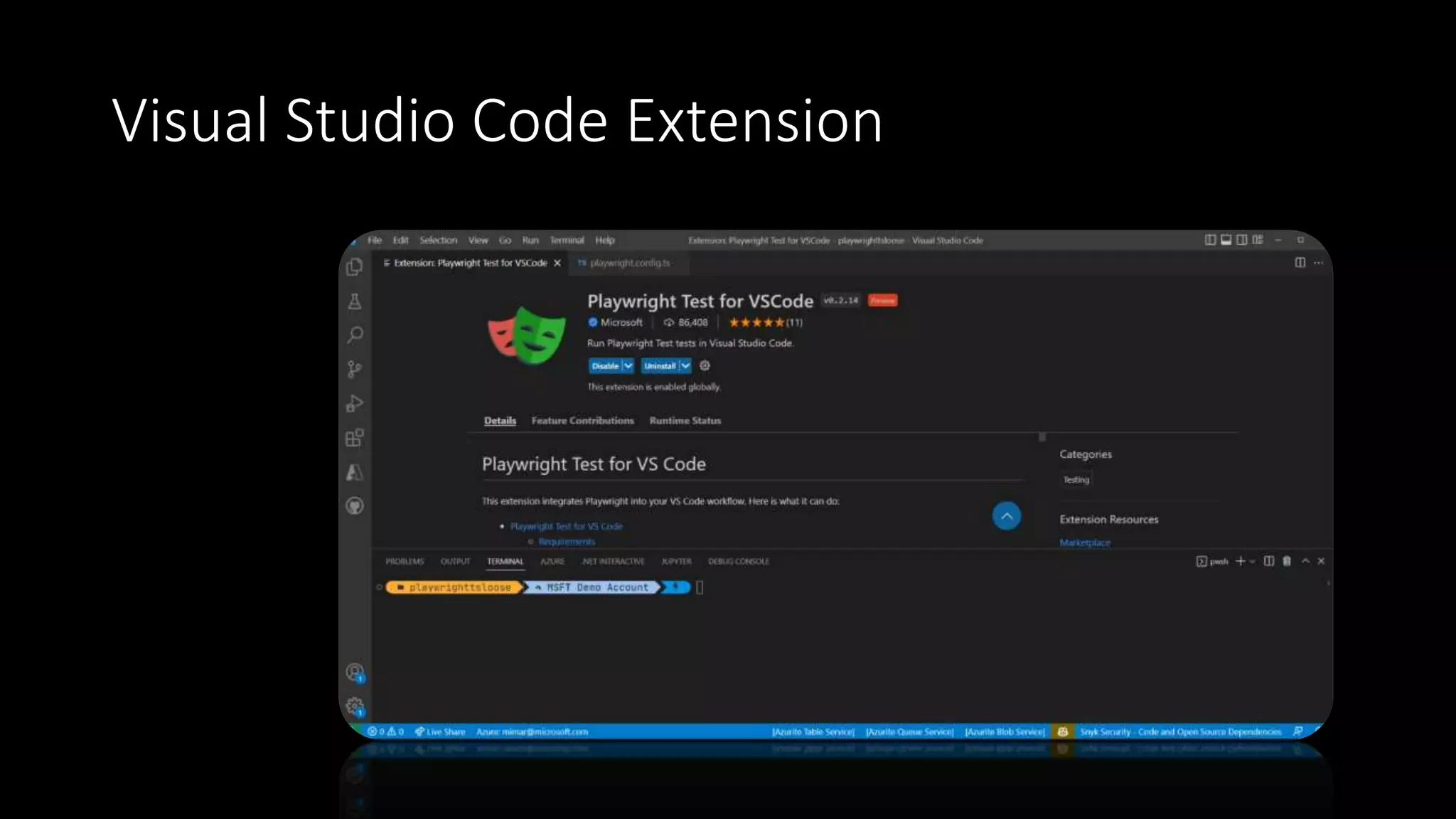 Visual Studio Code Extension
 