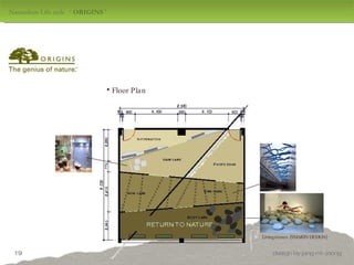 Naturalism Life style  ‘  ORIGINS  ' design by jang mi-jeong Floor Plan Livingstones (SMARIN DESIGN) 