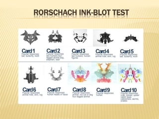 RORSCHACH INK-BLOT TEST
 
