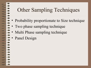 simple random sampling and different sampling | PPT