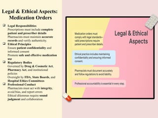 Comprehensive Guide to Prescribed Medication Orders and Pharmacist ...