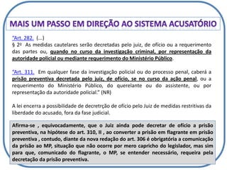Prisão Decorrente da decisão de Pronúncia