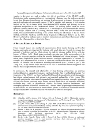 General Deep Learning Architectures for Multimodal Emotion Detection | PDF