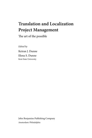 Translation And Localization Project Management The Art Of The Possible ...