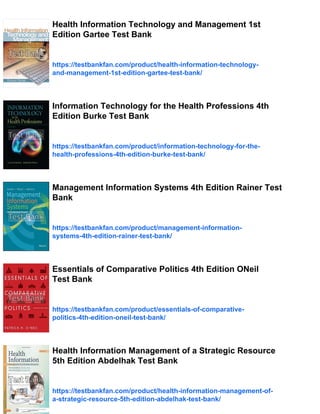 Comparative Health Information Management 4th Edition Peden Solutions ...