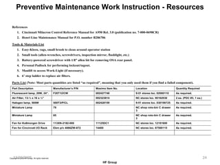 12/20/2005 Preventive Maintenance Work Instruction - Resources 