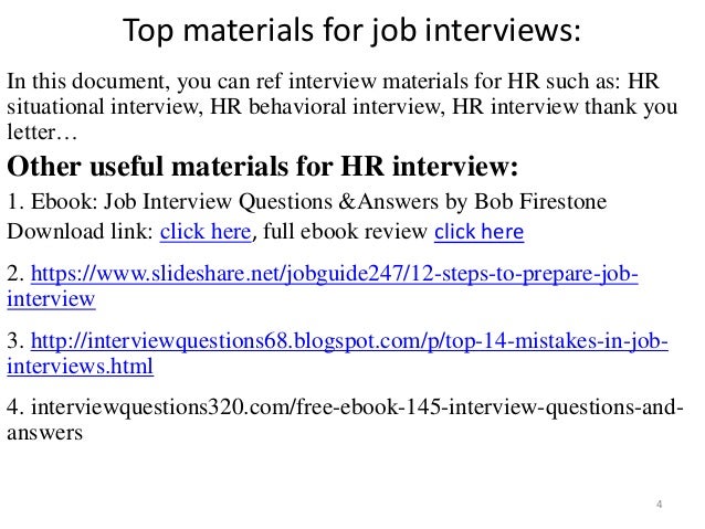 preparing for a behavioral interview