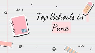 Top Schools in
Pune
 