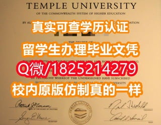 《天普大学毕业证|学位证书校内仿真版本》