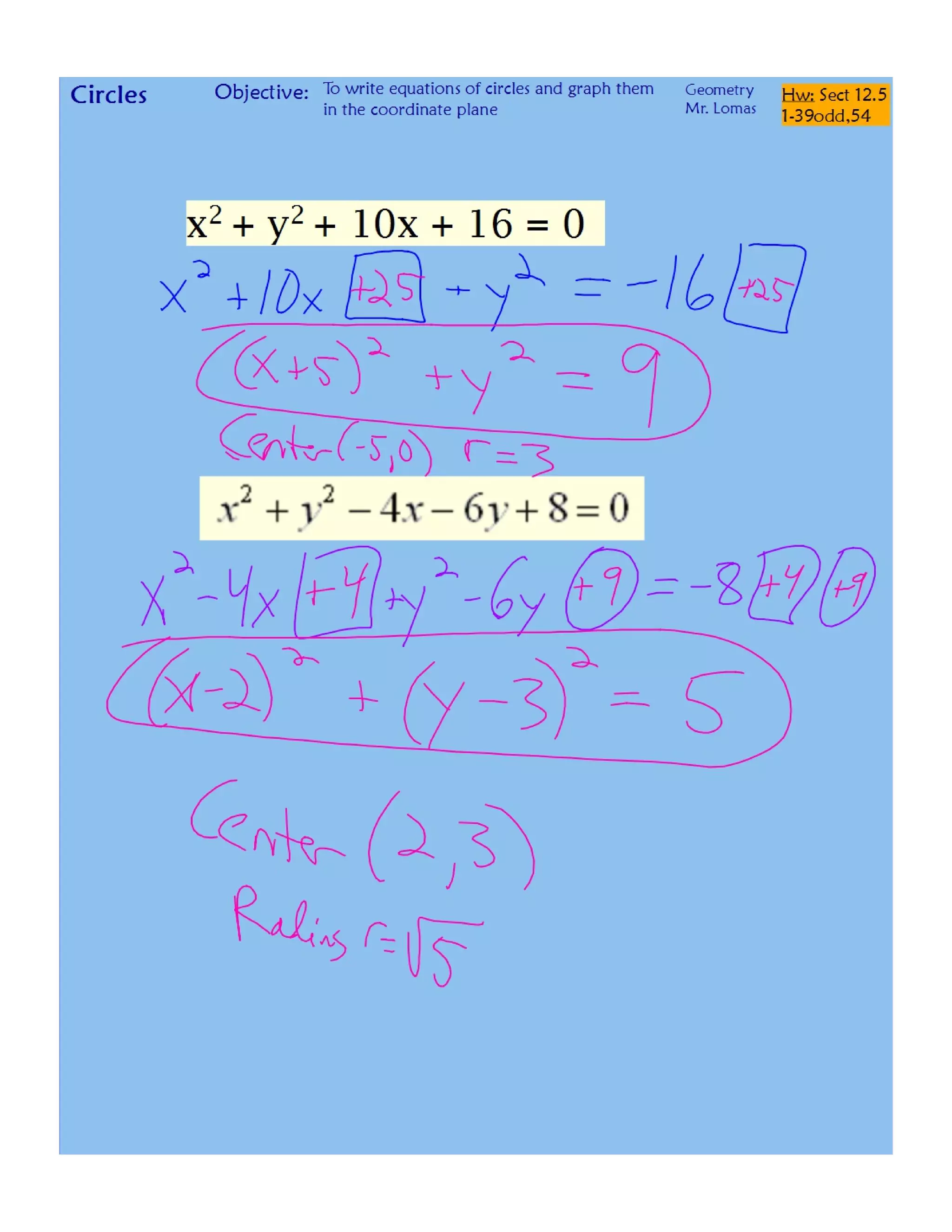 12-5 Circles in Coord Plane.pdf