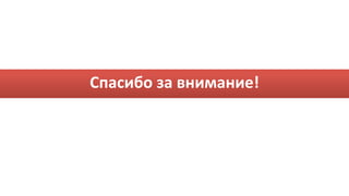 Спасибо за внимание!
 