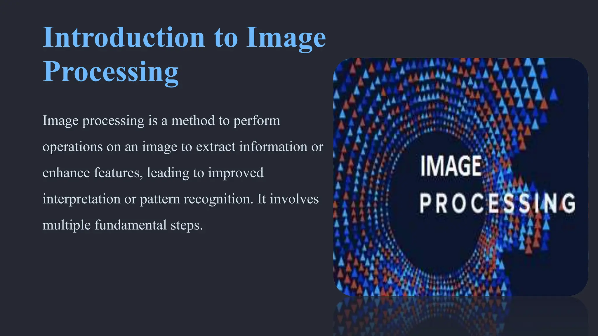 image processing powerpoint presentation for 6th sem | PPT