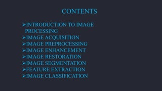 image processing powerpoint presentation for 6th sem | PPTX