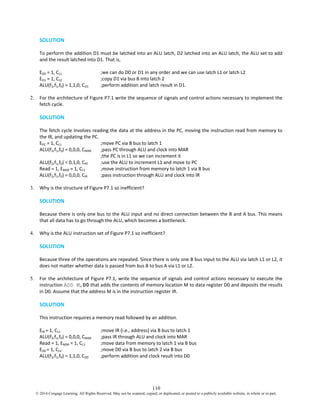 Computer Organization and Architecture Themes and Variations 1st ...