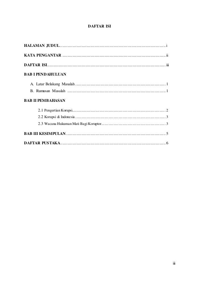 Makalah Wacana hukuman mati bagi koruptor