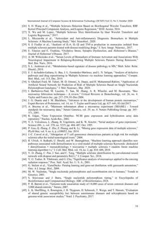 Machine Learning in Early Genetic Detection of Multiple Sclerosis ...
