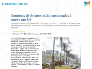 PROBLEMAS SOCIAIS
 