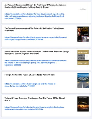 The Future Of Foreign Language Education In The United States Terry A ...