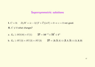 A. Micu: String Dualities and Manifolds with SU(3) Structure