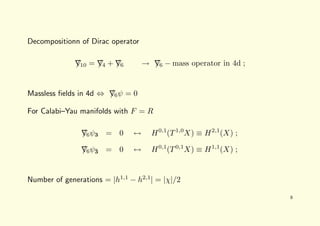 A. Micu: String Dualities and Manifolds with SU(3) Structure