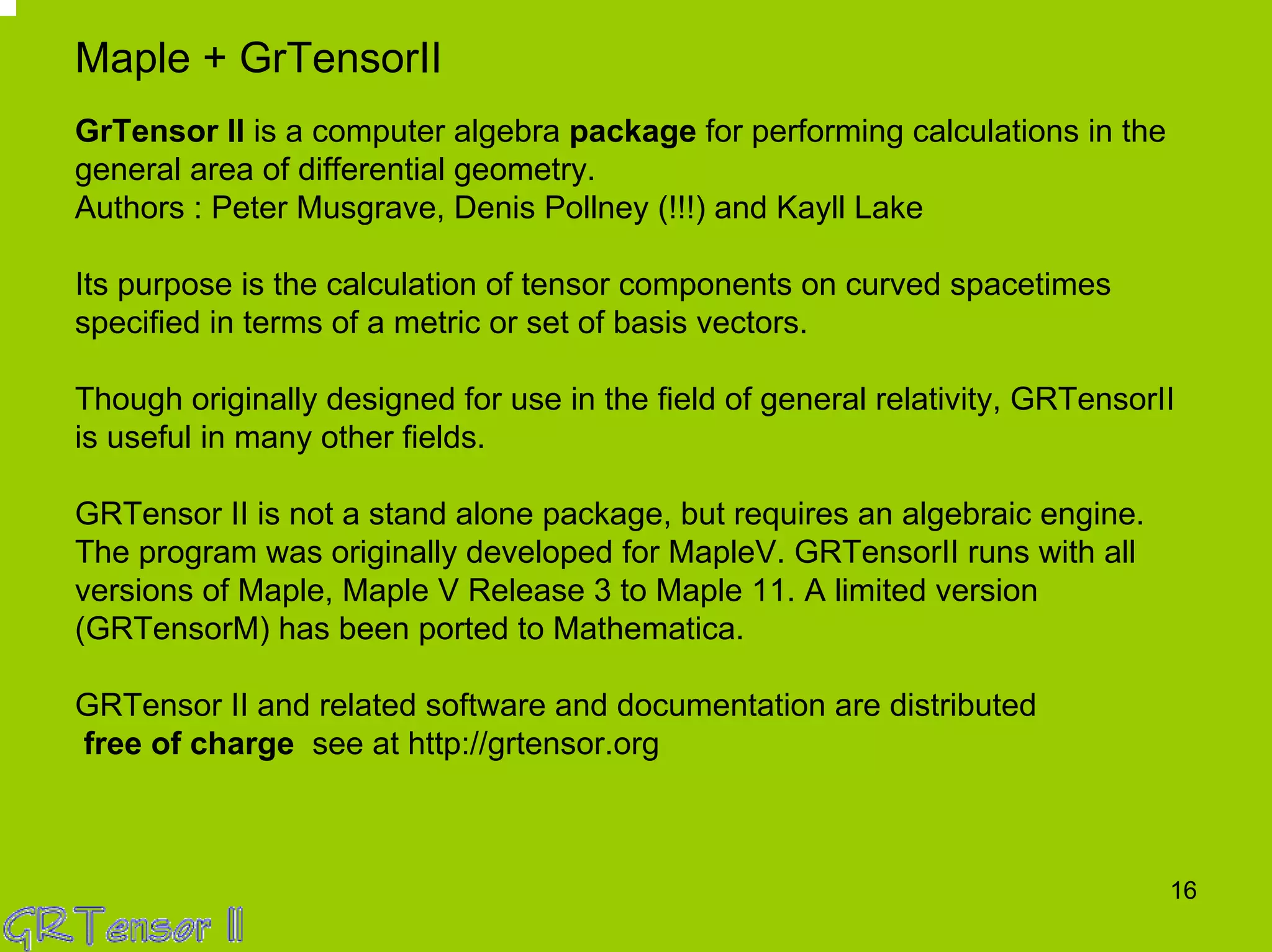 D. Vulcanov: Symbolic Computation Methods in Cosmology and General Relativity [1]