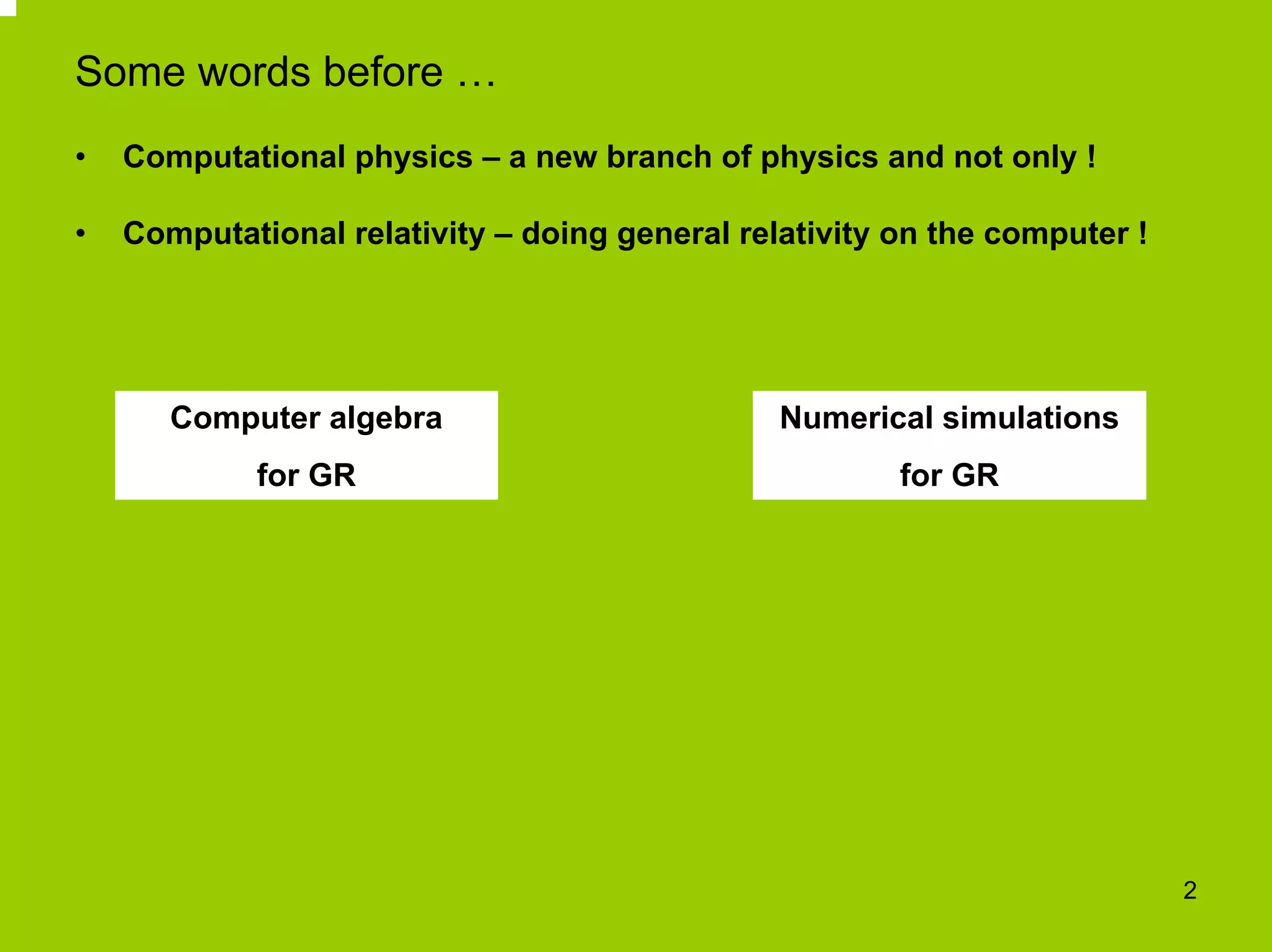 D. Vulcanov: Symbolic Computation Methods in Cosmology and General Relativity [1]