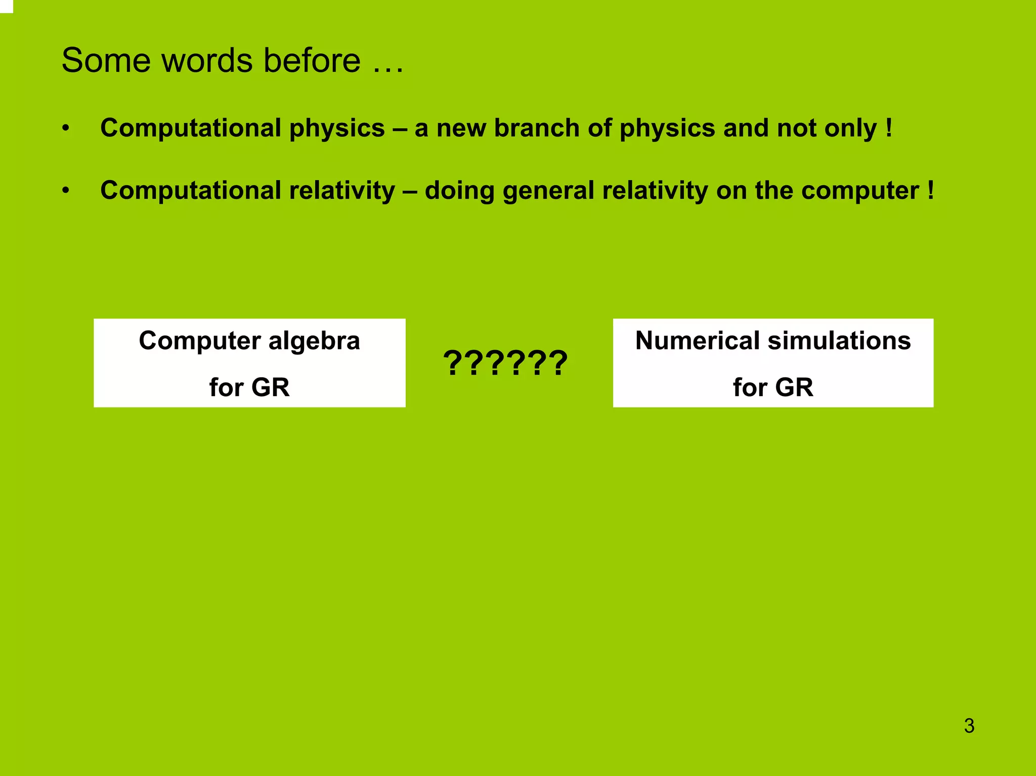 D. Vulcanov: Symbolic Computation Methods in Cosmology and General Relativity [1]
