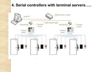 4. Serial controllers with terminal servers…..
 