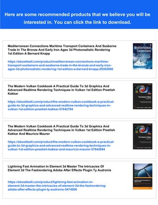 3d Rendering In Computer Graphics Patria Dobbins | PDF
