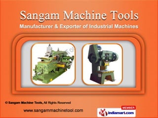 Manufacturer & Exporter of Industrial Machines
 