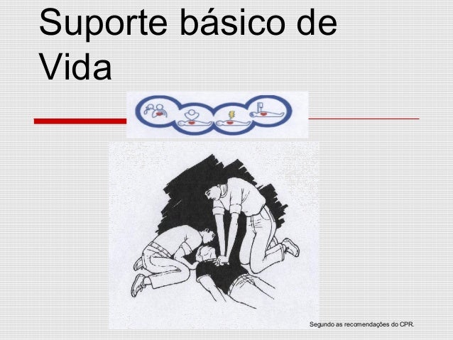 Suporte básico de
Vida
Segundo as recomendações do CPR.
 