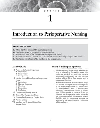 Comprehensive Guide to Essentials of Perioperative Nursing 6th Edition ...