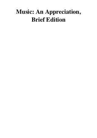 music an appreciation roger kamien pdf