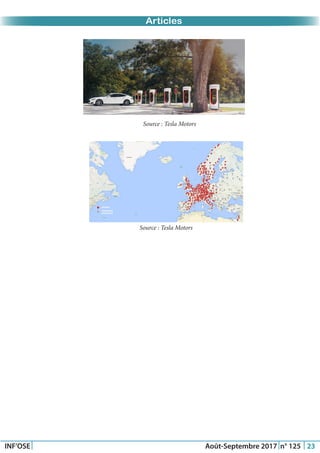 Just Another Newsletter Title
INF’OSE Août-Septembre 2017 n° 125 23
Evénement OSEPromotion 2015Promotion 2015Articles
Source : Tesla Motors
Source : Tesla Motors
 