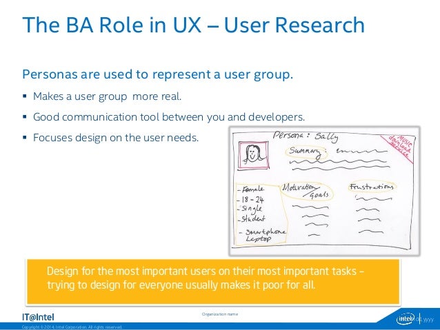 What does UX mean to the BA community?