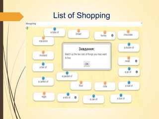 List of Shopping
 