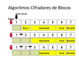 Algoritmos Cifradores de Blocos 
 